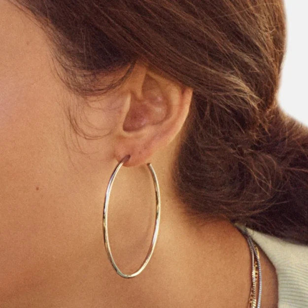 Hoop earrings - gold